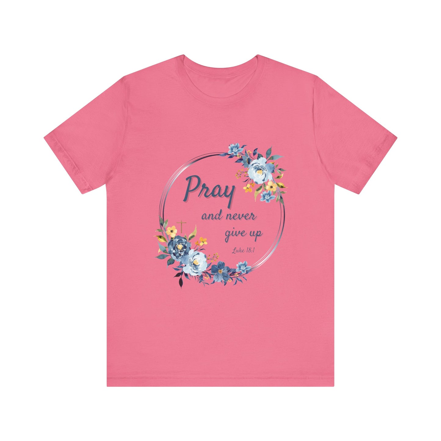 Pray and Never Give Up Women's TShirt